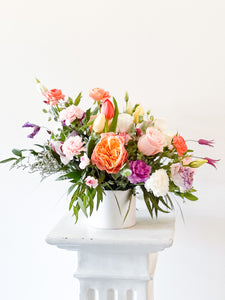 Bella - fresh floral centrepiece
