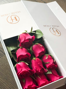 Donatella Rose Box 9 Red Roses