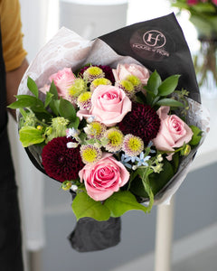 Hand-Tied Floral Bouquet Vancouver & Red Deer House of Fiori