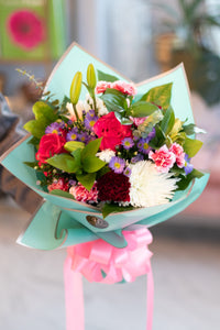 Fun and Vibrant Hand-tied Bouquet Deluxe House of Fiori