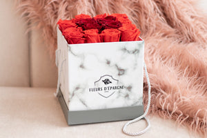 MARBLE LOVE (Red) by Fleurs D'épargne | Red Deer Florist | House of Fiori